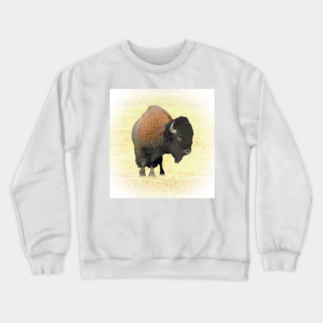 Bison Crewneck Sweatshirt by Guardi